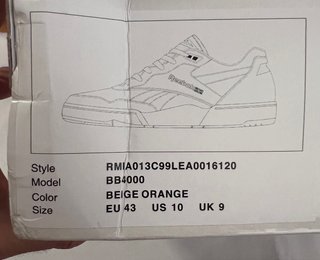 Reebok Vintage 43
