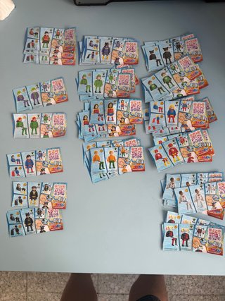 Etiquetas Coleccionables Playmobil Kinder