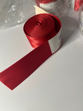 Pack 4 Cintas Cinturón de Seguridad ROJO (Nuevas)