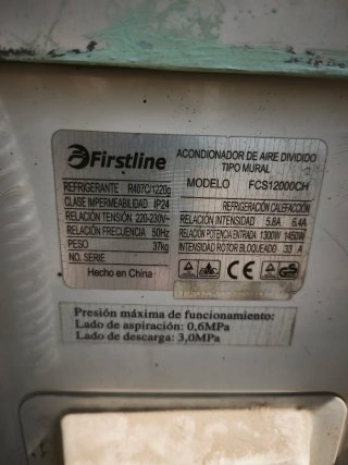 Unidad exterior aire acondicionado Firstline