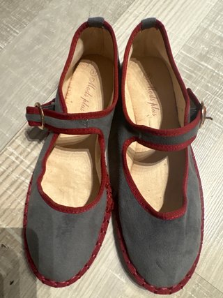 Merceditas Mods Plus Gris/Rojo Talla 37