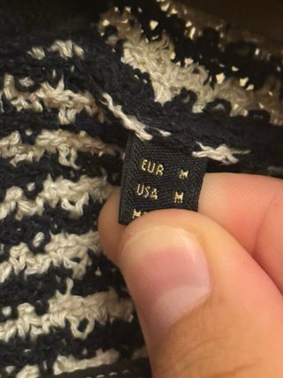Polo Massimo Dutti Rayas Blanco y Negro
