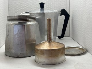 Cafetera Moka Aluminio Made in Italy