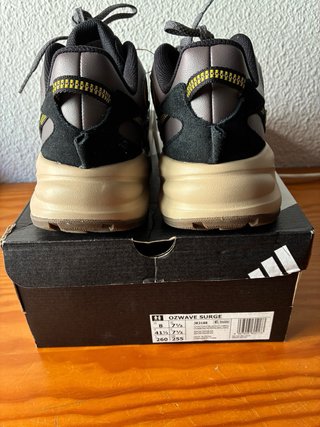 Zapatillas Adidas Hombre Gris y Amarillo