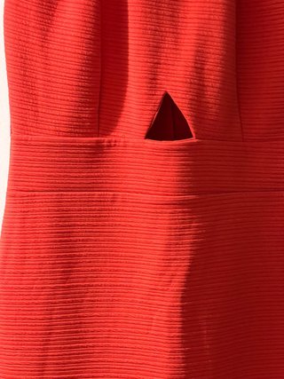 Vestido cóctel naranja A'gaci Talla M