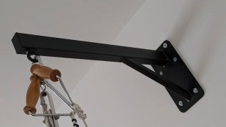 Soporte pared hierro (boxeo, poleas)