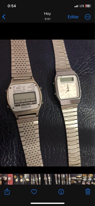 Lote 2 Relojes Digitales Cetron/sanyo