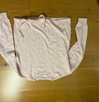 Camiseta rosa manga larga