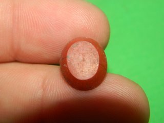 entalle de época Ibero Romana piedra roja Diosa