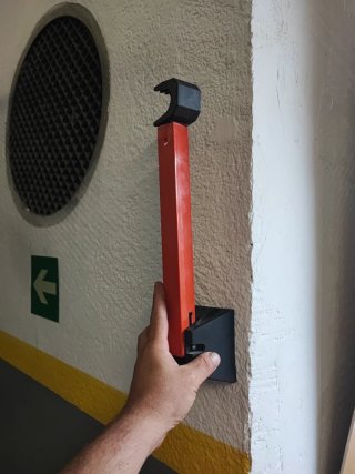 Soportes Bicicleta Pared Naranja