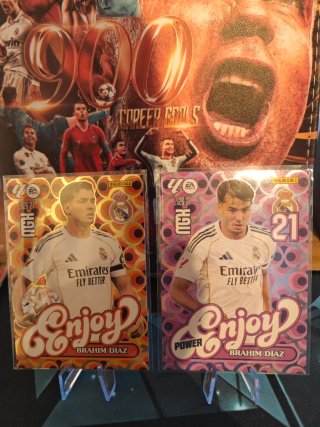 Lote 2 Cromos Brahim Enjoy Real Madrid