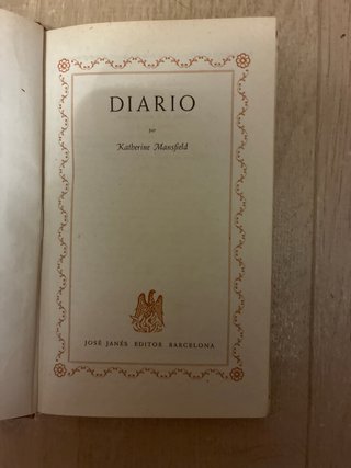 Diario de Katherine Mansfield