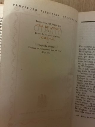 Diario de Katherine Mansfield