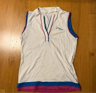 Conjunto deportivo Drop Shot blanco y rosa