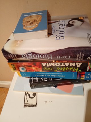 Libros química,biología,anatomia