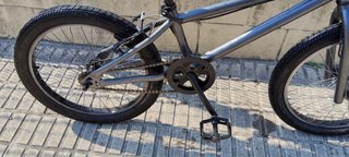 Bicicleta BMX B'twin Wipe 100 Gris