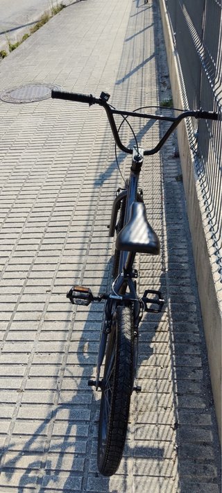 Bicicleta BMX B'twin Wipe 100 Gris