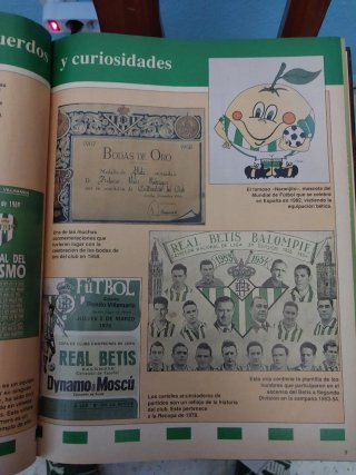 Libro "Historia Viva del Real Betis Balompié"