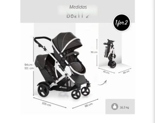 Hauck Duett 2 Silla Doble
