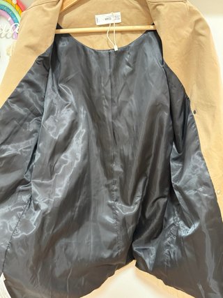 Chaqueta oversize Safari Mango Beige