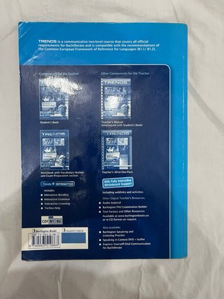 Trends Workbook. Bachillerato 1