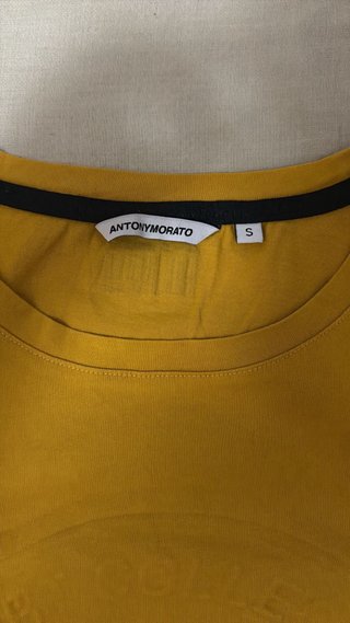 Camiseta Antony Morato Talla S Amarilla