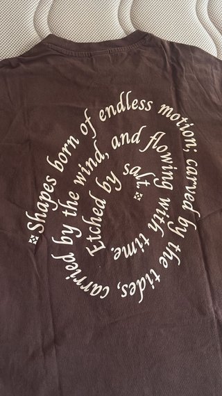 Camiseta Marrón Bershka Talla XS