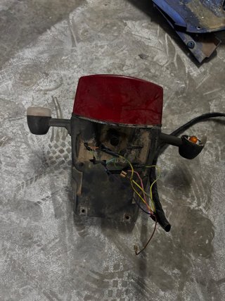cableado Derbi Senda y porta matrículas y marcador