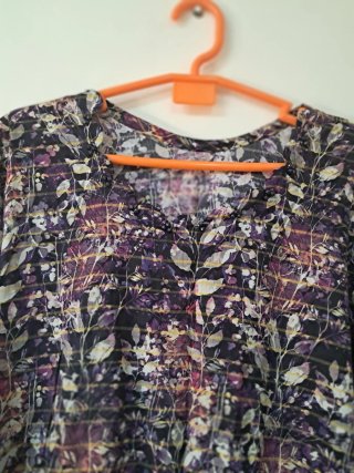 Vestido pakistaní estampado floral 3pc