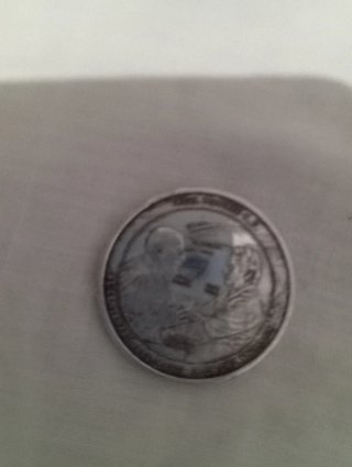 Moneda Plata Real Madrid Conmemorativa
