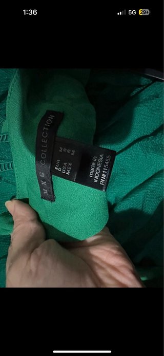 Vestido largo verde sin mangas celebración verano