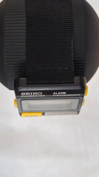 Seiko S229 Runners Pulsemeter Cronógrafo Digital