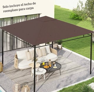 Techo repuesto cenador 3x3