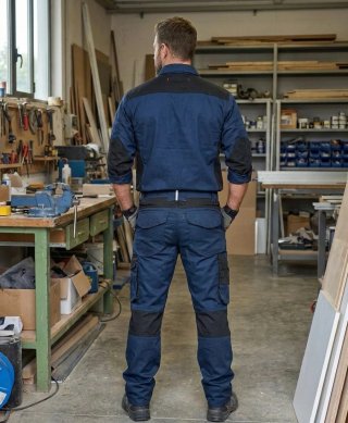 Pantalón de trabajo Rossini Azul y Negro XL