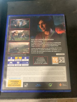 Uncharted: El Legado Perdido PS4