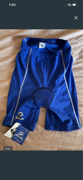 Culotte corto Spiuk sin tirantes azul NUEVO size S