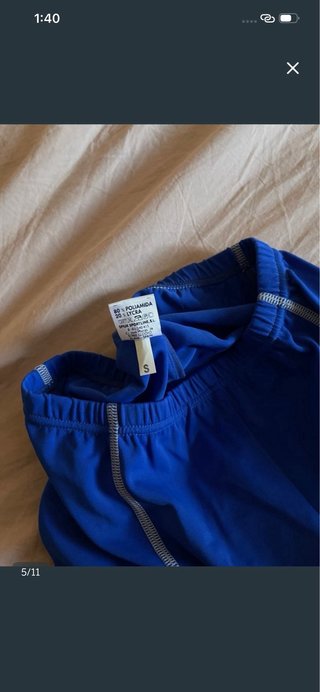 Culotte corto Spiuk sin tirantes azul NUEVO size S