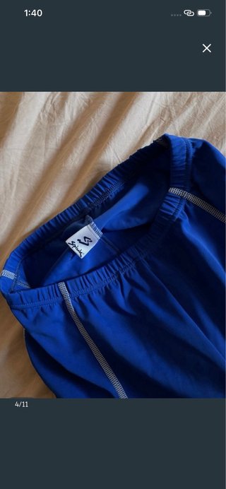 Culotte corto Spiuk sin tirantes azul NUEVO size S