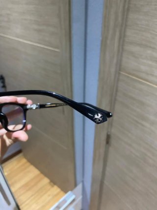 Gafas Chrome Hearts Negras y Plateadas