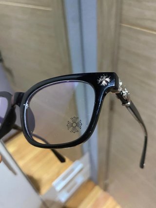 Gafas Chrome Hearts Negras y Plateadas