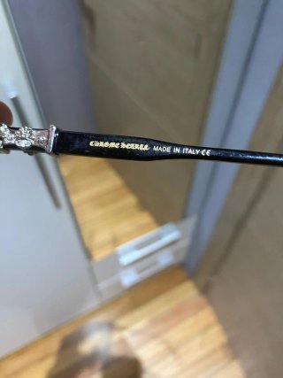 Gafas Chrome Hearts Negras y Plateadas