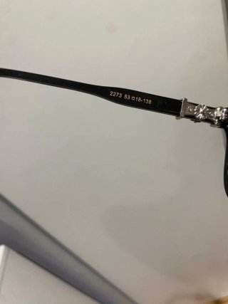 Gafas Chrome Hearts Negras y Plateadas
