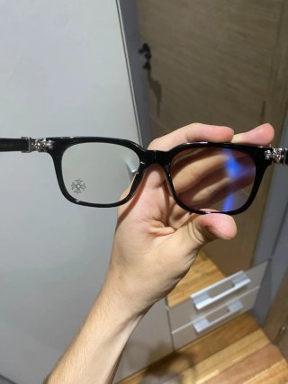 Gafas Chrome Hearts Negras y Plateadas