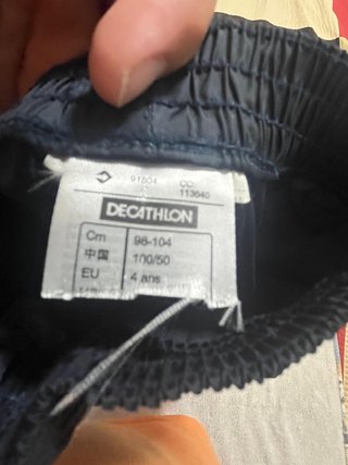Pantalón chubasquero Quechua niño