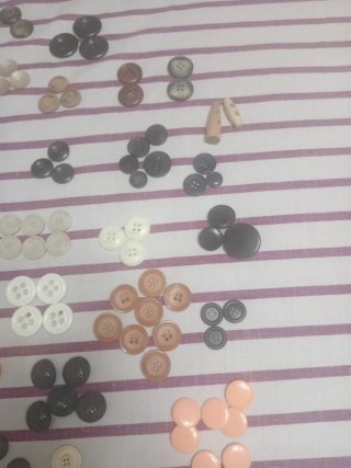 Lote Botones Antiguos Variados