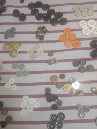 Lote Botones Antiguos Variados