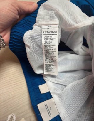 Costume da bagno Calvin Klein blu uomo