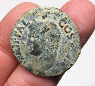 5 Monedas Romanas As (Agripa, Domiciano, Germánico