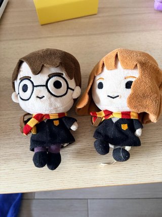 Peluches Harry Potter y Hermione Granger