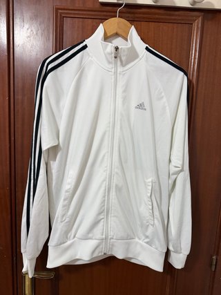 Chaqueta Adidas deportiva blanca